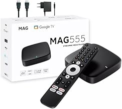 *New* 2025 MAG 555 4K Streaming Media Player with Google TV, 4K HDR at 60 Frames per Second and Dolby Digital™ 8-Channel Sound